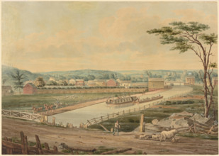 View on the Erie Canal. Hill, J. W. (John William) (1812-1879). 1829. Drawings. The Miriam and Ira D. Wallach Division o