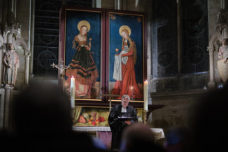 Der umstrittene Cranach-Triegel-Altar ist wieder im Naumburger Dom zu sehen. Die Rueckkehr des Kunstwerks nach Sachsen-A