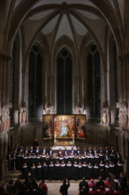Der umstrittene Cranach-Triegel-Altar ist wieder im Naumburger Dom zu sehen. Die Rueckkehr des Kunstwerks nach Sachsen-A