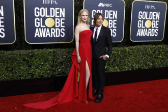 Nicole Kidman und Keith Urban bei der Verleihung der 77. Golden Globe Awards im Beverly Hilton Hotel. Beverly Hills, 05
