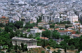 Athènes et l'Agora
