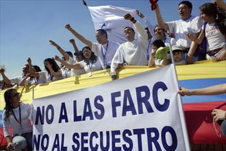 Colombia: Anti-Farc Demonstration