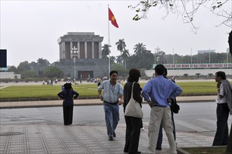 Mausoleum Ho Chi Minh In Hanoi