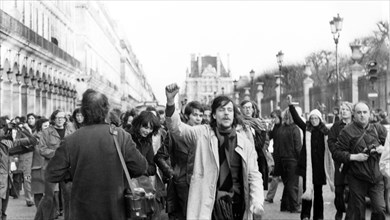 Manifestation antiaméricaine, Paris, 1973