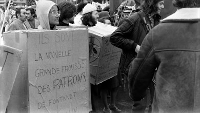 Annual demonstration for Labor Day, Paris, 1973