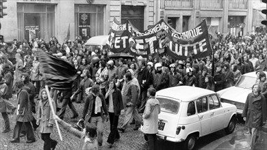 Manifestation du 1er mai 1973 à Paris