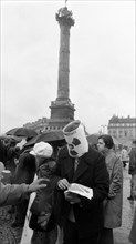 Annual demonstration for Labor Day, Paris, 1973