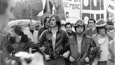 Demonstration of Ordre Nouveau activists, Paris, 1973
