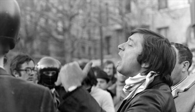 Manifestation des militants d'Ordre Nouveau, Paris, 1973