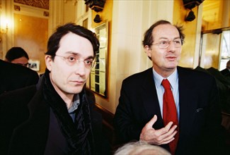 Marc-Edouard Nabe and Jean-Marie Rouart, 1998