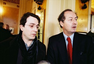Marc-Edouard Nabe and Jean-Marie Rouart, 1998