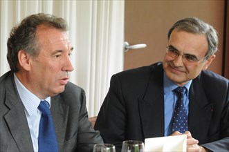 François Bayrou et François d'Orcival