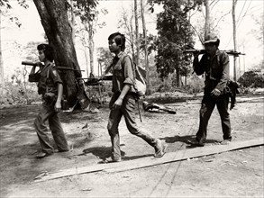 Ethnic Karen guerrilla in Myanmar