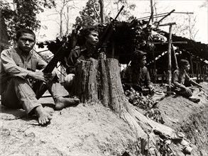 Ethnic Karen guerrilla in Myanmar