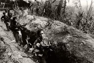 Ethnic Karen guerrilla in Myanmar