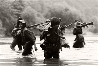 Ethnic Karen guerrilla in Myanmar