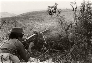 Ethnic Karen guerrilla in Myanmar