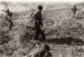 Ethnic Karen guerrilla in Myanmar