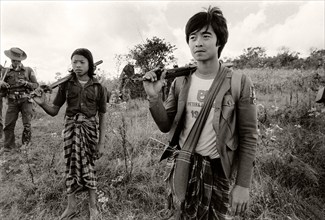 Ethnic Karen guerrilla in Myanmar