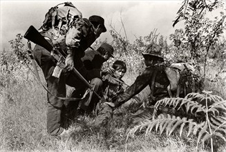 Ethnic Karen guerrilla in Myanmar