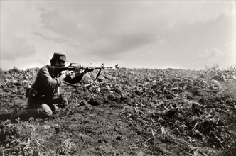 Ethnic Karen guerrilla in Myanmar