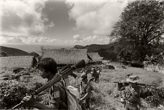 Ethnic Karen guerrilla in Myanmar