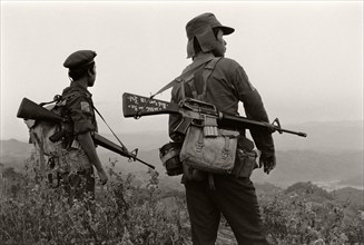 Ethnic Karen guerrilla in Myanmar