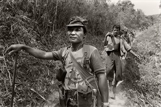 Ethnic Karen guerrilla in Myanmar