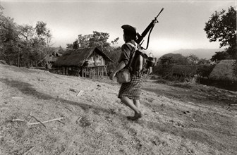 Ethnic Karen guerrilla in Myanmar