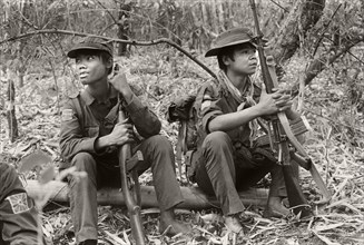 Ethnic Karen guerrilla in Myanmar