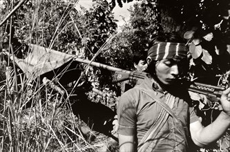 Ethnic Karen guerrilla in Myanmar