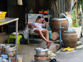 THAILANDE-SOCIÉTÉ-SCENES DE RUES