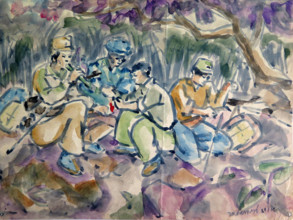VIETNAM-CULTURE-MUSEE-PEINTURE
