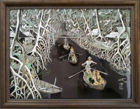 VIETNAM-CULTURE-MUSEE-PEINTURE