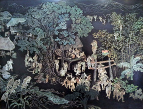 VIETNAM-CULTURE-MUSEE-PEINTURE