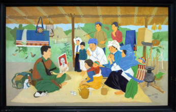 VIETNAM-CULTURE-MUSEE-PEINTURE