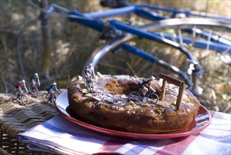 Pique-nique "Tour de France" : gâteau "Paris-Rhubarbe"