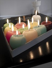 Place your bets: candles like pool bowls