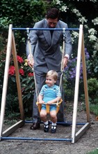 Le Prince Charles avec son fils William