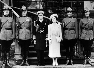 Le roi George VI et la reine Elizabeth