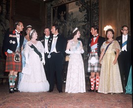 Le roi Carl Gustav de Suède sur une visite d'Etat Juillet 1975