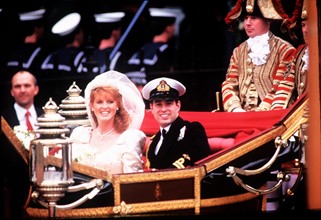 Mariage du prince Andrew et de Sarah Ferguson