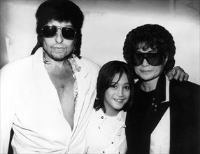 Bob Dylan, Yoko Ono et Sean Lennon