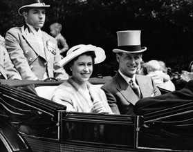 La reine Elisabeth II et son mari le prince Philip