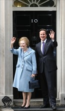 Lady Thatcher  visits Number 10