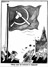 Caricature sur les relations entre la France et l'URSS