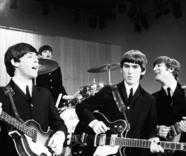 Les Beatles sur le plateau du Ed Sullivan Show