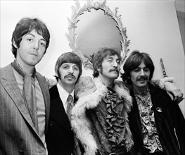 Press launch of 'Sgt. Pepper's Lonely Hearts Club Band' the eighth studio album by The Beatles May