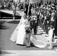 Mariage du Prince Rainier de Monaco et de Grace Kelly