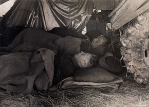 World War II Invasion of France - Operation Overlord
British tank crew having a rest, sleeping